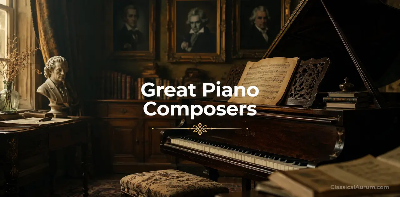 Beethoven at the piano during composition